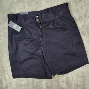 Polo Ralph Lauren Shorts Men Size 33 Purple Relaxed-Fit Pleated Twill 7" NWT$198